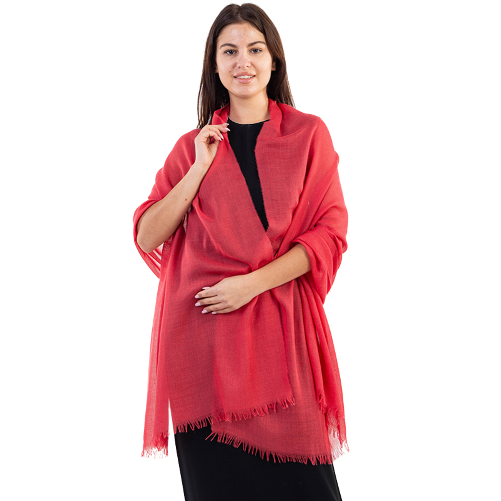 Corneliani Scarf Women size 77X206 Light Coral